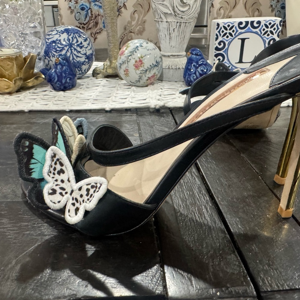 Sophia Webster Riva Butterfly Mules-So Cute! - Picture 12 of 13